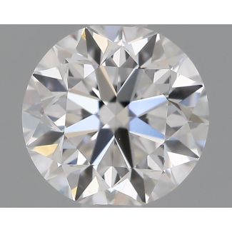 0.7 Carat Round D VVS2 VG EX GIA Natural Diamond