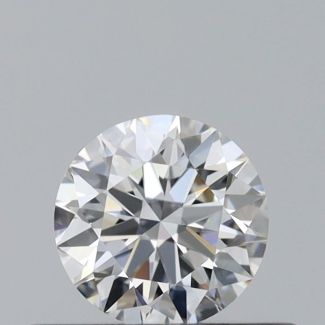 0.3 Carat Round G VVS2 EX VG GIA Natural Diamond