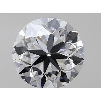 0.7 Carat Round H VVS2 VG EX GIA Natural Diamond