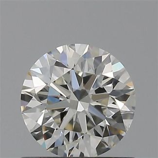 0.61 Carat Round H VS1 EX IGI Natural Diamond