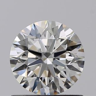 0.70 Carat Round I VS1 EX GIA Natural Diamond