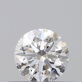 0.35 Carat Round D VVS1 EX VG GIA Natural Diamond