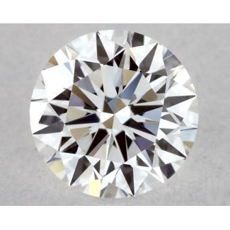 0.31 Carat Round D VVS2 EX VG GIA Natural Diamond