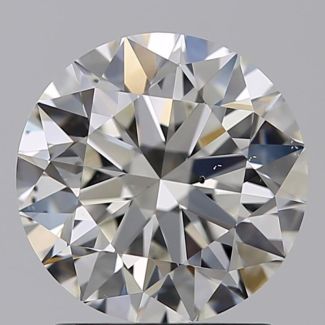 1.54 Carat Round H SI1 EX GIA Natural Diamond