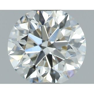 0.56 Carat Round F VVS2 EX GIA Natural Diamond