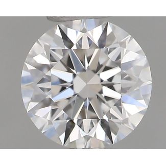 0.31 Carat Round E VVS2 EX GIA Natural Diamond