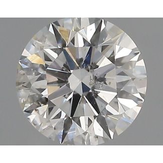 0.5 Carat Round H SI2 EX GIA Natural Diamond