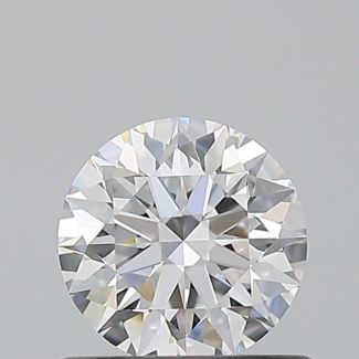 0.62 Carat Round D VVS2 EX GIA Natural Diamond