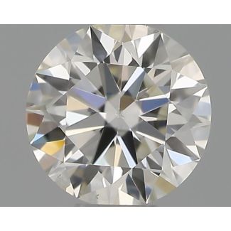 0.30 Carat Round G SI1 EX VG IGI Natural Diamond