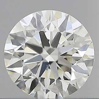 0.5 Carat Round H SI1 EX IGI Natural Diamond