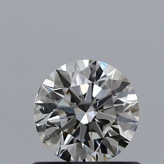 0.57 Carat Round I SI1 EX GIA Natural Diamond