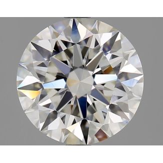 2.50 Carat Round H VVS2 EX GIA Natural Diamond