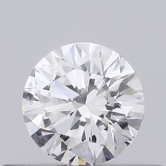 0.27 Carat Round D SI1 EX GIA Natural Diamond