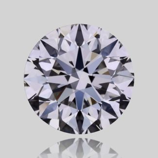 0.9 Carat Round F VVS2 EX GIA Natural Diamond