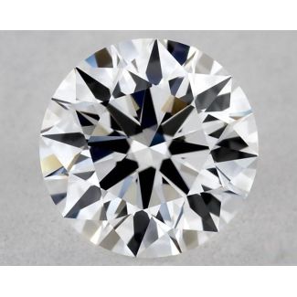 0.54 Carat Round D VVS1 EX GIA Natural Diamond