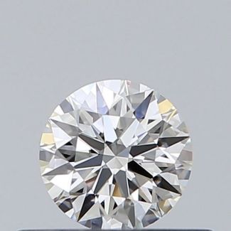 0.31 Carat Round H VS2 EX GIA Natural Diamond