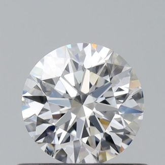 0.5 Carat Round E VS2 EX GIA Natural Diamond