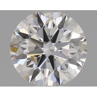 0.36 Carat Round F VVS1 EX GIA Natural Diamond