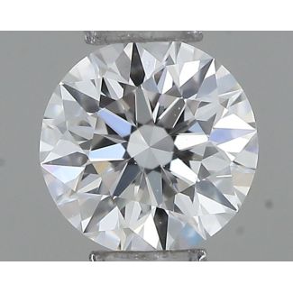 0.23 Carat Round E VVS2 EX GIA Natural Diamond