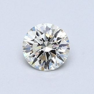 0.57 Carat Round I SI1 EX VG GIA Natural Diamond