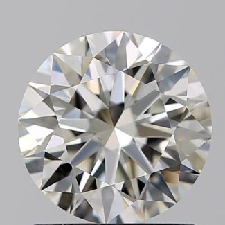 1.11 Carat Round J VVS2 EX GIA Natural Diamond