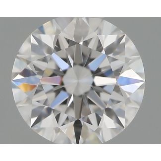 0.45 Carat Round D VVS1 EX GIA Natural Diamond