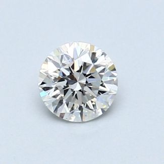 0.51 Carat Round D VS2 VG EX GIA Natural Diamond