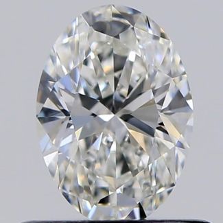 0.50 Carat Oval F VS1 - VG GIA Natural Diamond