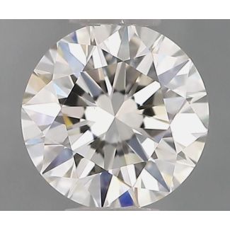 0.55 Carat Round H VS1 EX IGI Natural Diamond