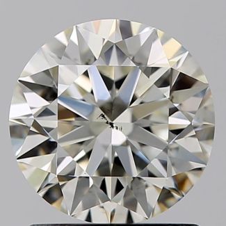 1.20 Carat Round J SI1 EX GIA Natural Diamond