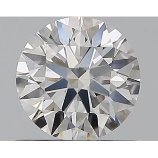 0.55 Carat Round E VVS1 EX GIA Natural Diamond