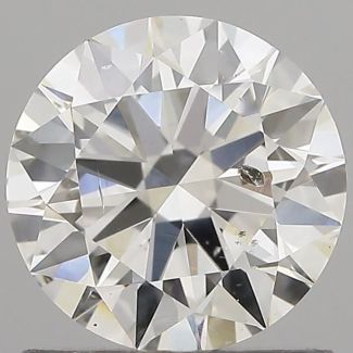 1.00 Carat Round G SI2 EX GIA Natural Diamond