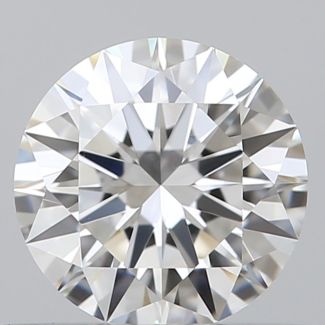 0.5 Carat Round G VVS2 EX GIA Natural Diamond