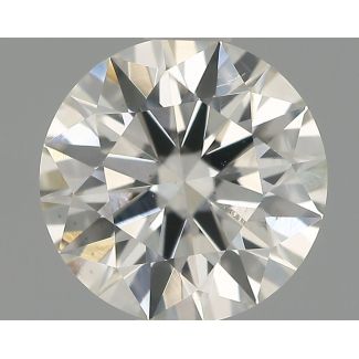 0.81 Carat Round H SI1 EX VG IGI Natural Diamond