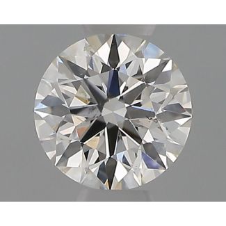 0.31 Carat Round H SI1 EX VG GIA Natural Diamond