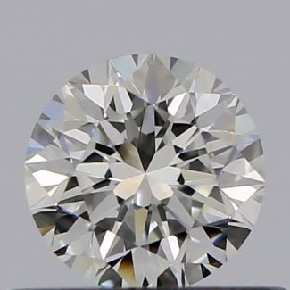 0.40 Carat Round I VVS1 VG EX GIA Natural Diamond