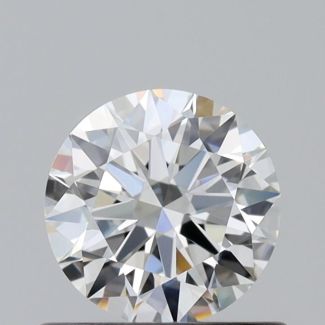 0.54 Carat Round E VVS2 EX GIA Natural Diamond