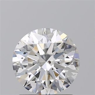 1.5 Carat Round D SI2 EX GIA Natural Diamond