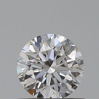 0.5 Carat Round E VS2 EX GIA Natural Diamond