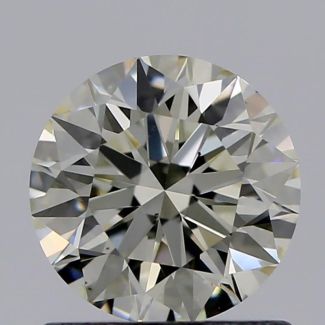 0.82 Carat Round K VS2 EX VG GIA Natural Diamond