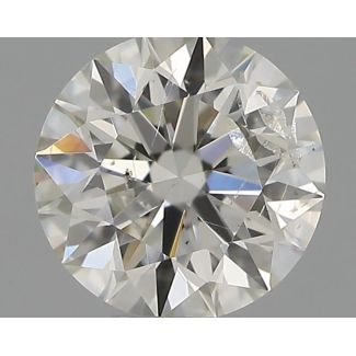 0.30 Carat Round H SI2 EX IGI Natural Diamond