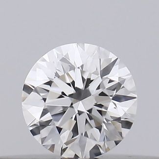 0.15 Carat Round E VVS1 EX GIA Natural Diamond