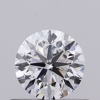 0.45 Carat Round E VVS2 VG GD GIA Natural Diamond