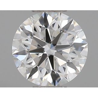 0.7 Carat Round F VVS2 VG EX GIA Natural Diamond