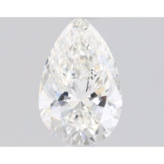 0.73 Carat Pear H VVS1 - EX GIA Natural Diamond