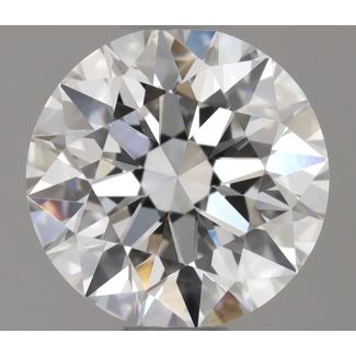 0.64 Carat Round F VVS1 EX GIA Natural Diamond