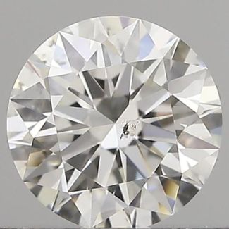 0.5 Carat Round G SI1 EX GIA Natural Diamond