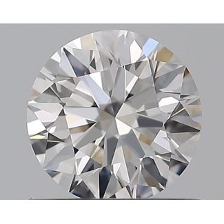 0.51 Carat Round D VVS1 EX GIA Natural Diamond