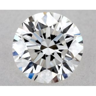 0.4 Carat Round F VVS1 EX VG GIA Natural Diamond