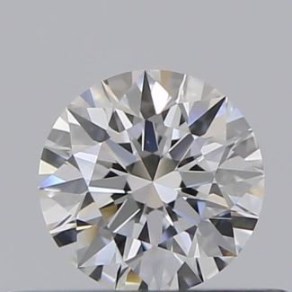 0.32 Carat Round E VVS2 EX GIA Natural Diamond